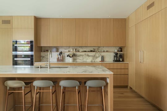 Fifth Street Passive House kitchen