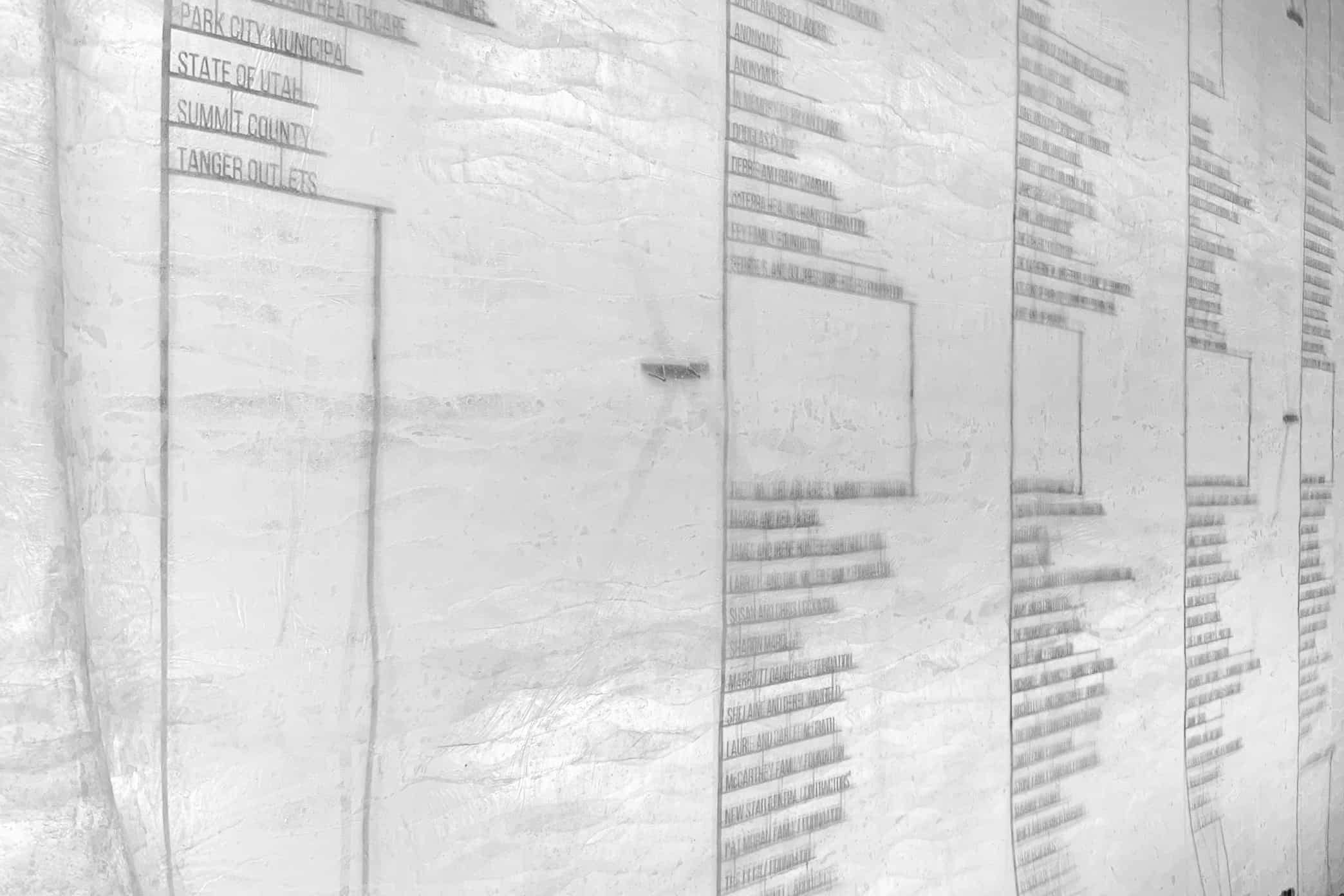 Peace House Donor Wall: Tranquil Art Installation | VY Architecture